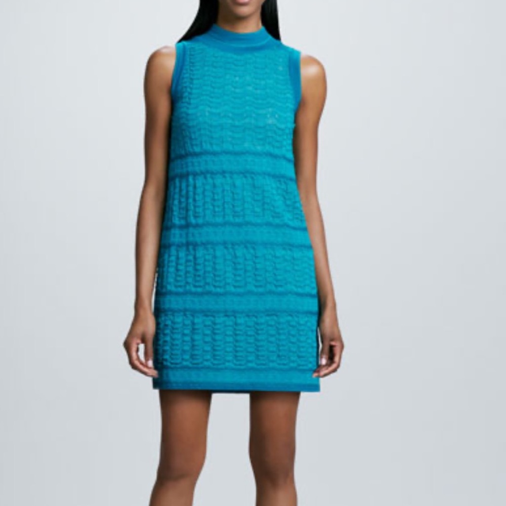 Missoni scalloped Turquoise Dress